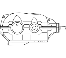 Коническо-цилиндрические редукторы КЦ1-400, КЦ1-500